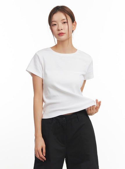 Basic Round Neck Tee IM513