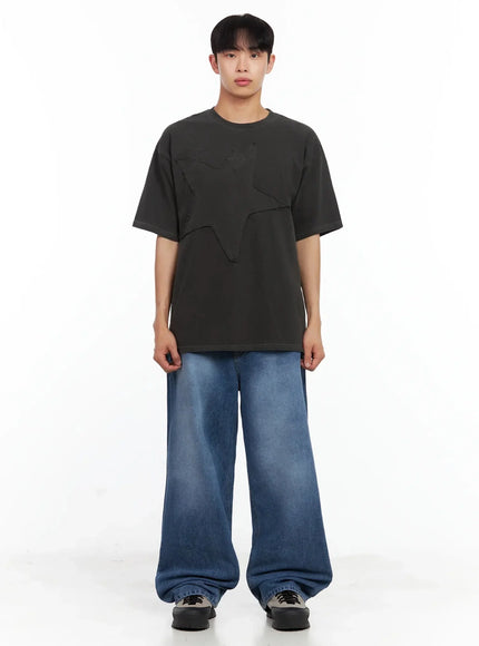 Men's Star Patch T-Shirt IL516