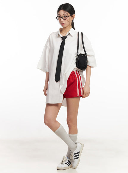 lace-trim-striped-shorts-ca514