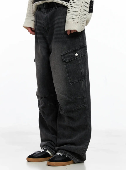 mens-double-darted-cargo-wide-leg-jeans-is509