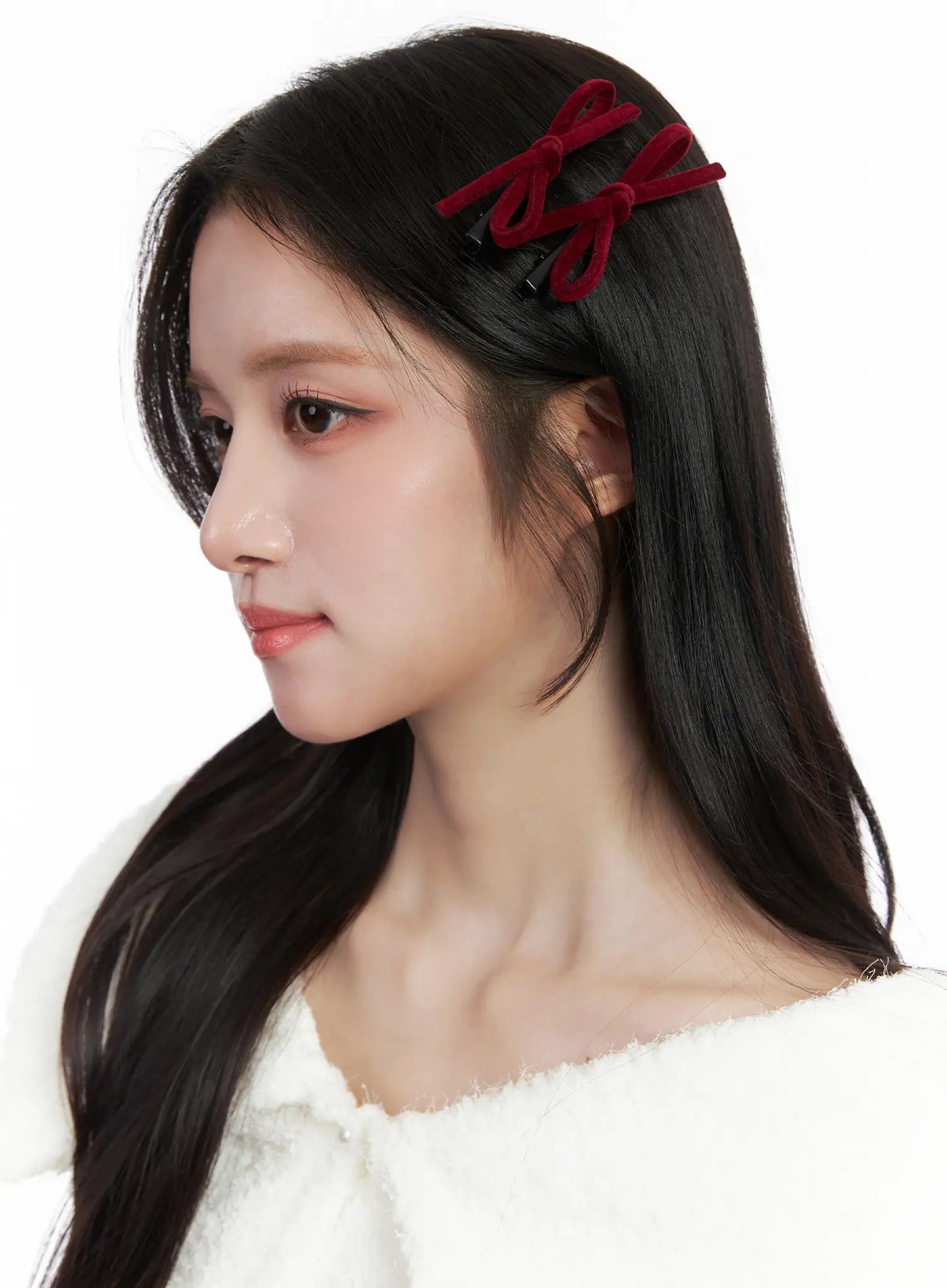 Velvet Ribbon Hair Clip CN527