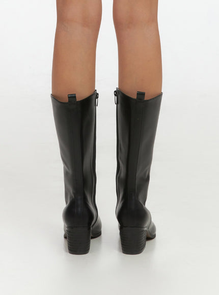 western-leather-middle-boots-is427