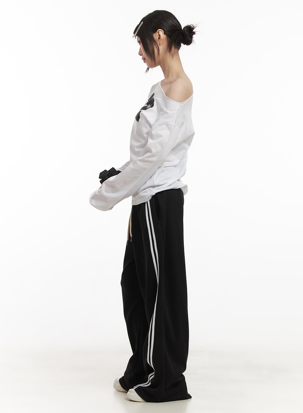 Adjustable Striped Sweatpants CF518