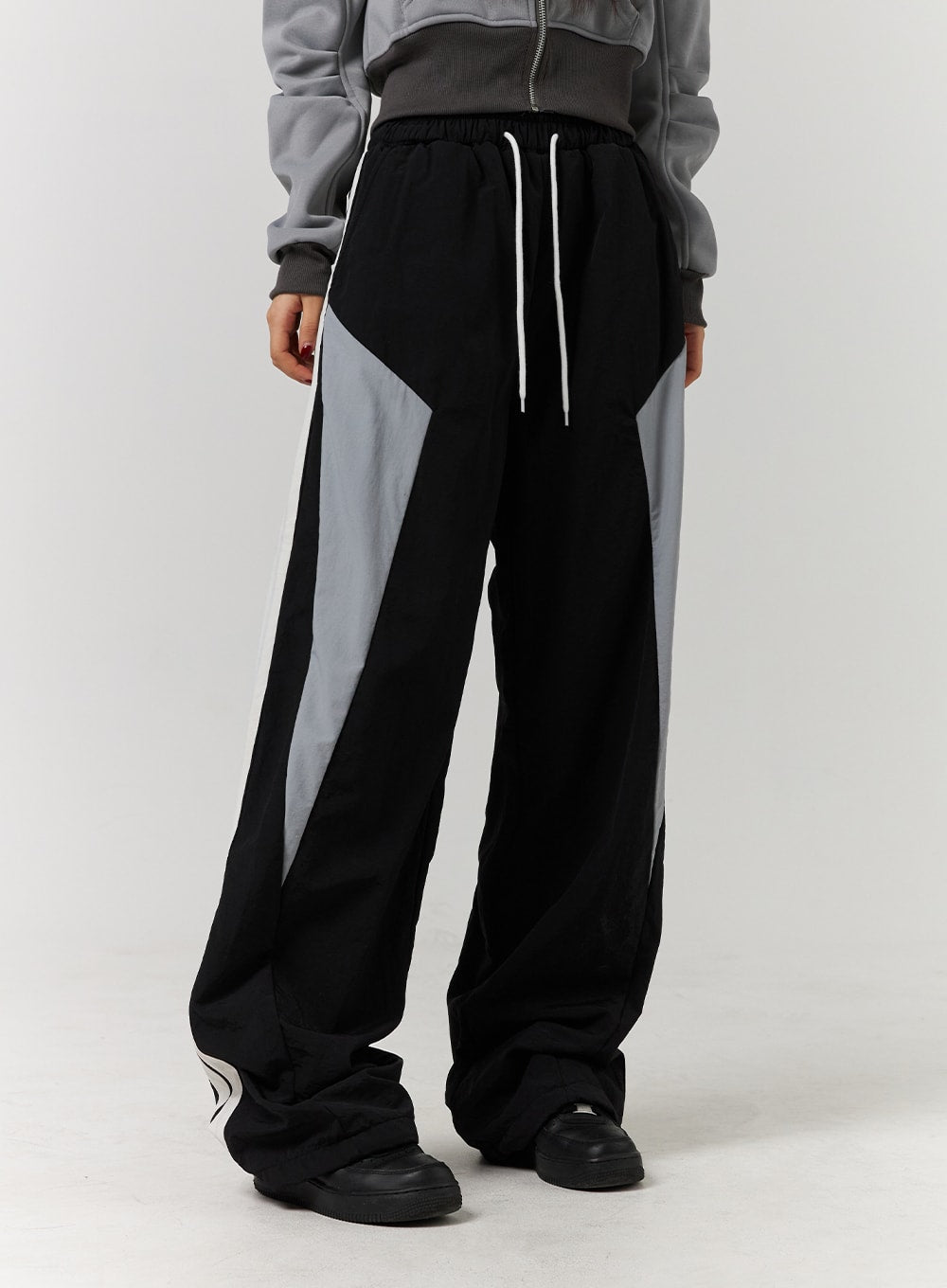 Color block sale track pants