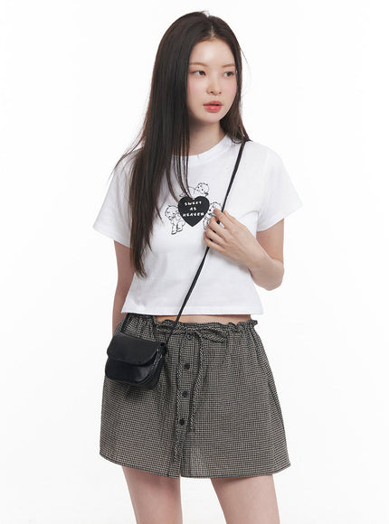 Classic Faux-Leather Crossbody Bag IY513