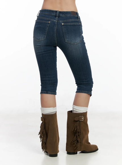 Aviana Low-Rise Capri Jeans CJ530