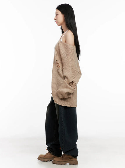Hyer Washed Wide-Leg Jeans CG522