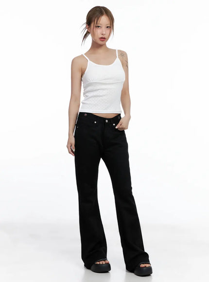 rhinestone-studded-flare-pants-cl511