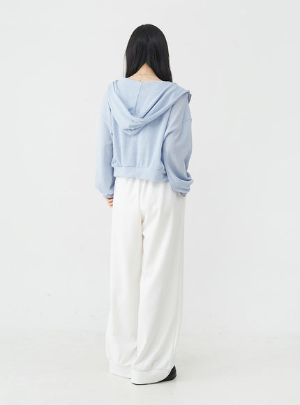 Colorful Slit Sweat Pants OU6