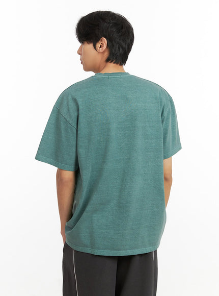 mens-cotton-washed-round-neck-t-shirt-green-iu405