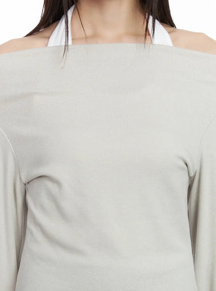 halter-layered-off-shoulder-long-sleeve-f517
