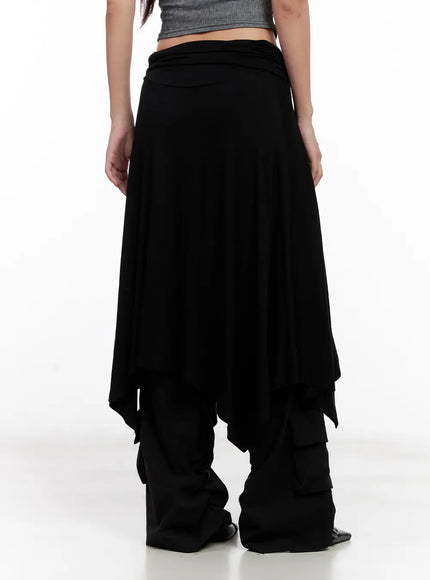 asymmetric-frill-midi-skirt-cl518
