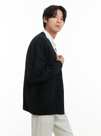 mens-oversized-buttoned-cardigan-black-iy402