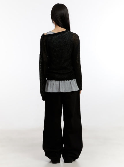 Essential Cotton Baggy Pants CA508
