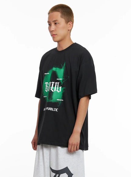 Men's Oversized "G" Graphic Tee IL521