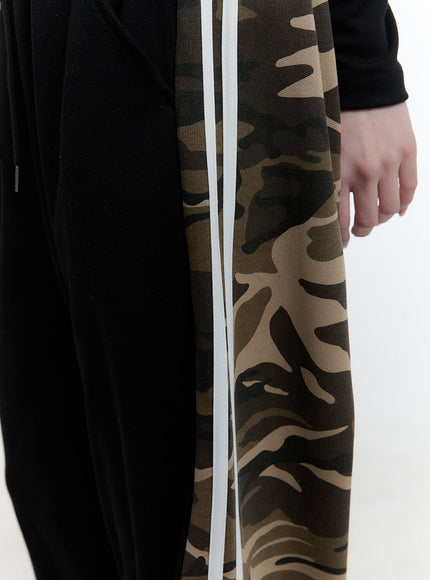 Camo Two-Tone Sweatpants CJ522