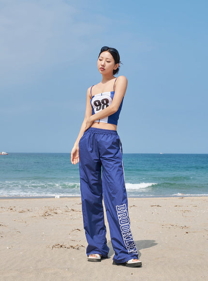 Graphic Thin Strap Top CY316