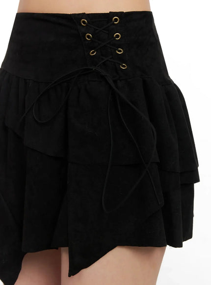 side-lace-up-ruffle-mini-skirt-in528