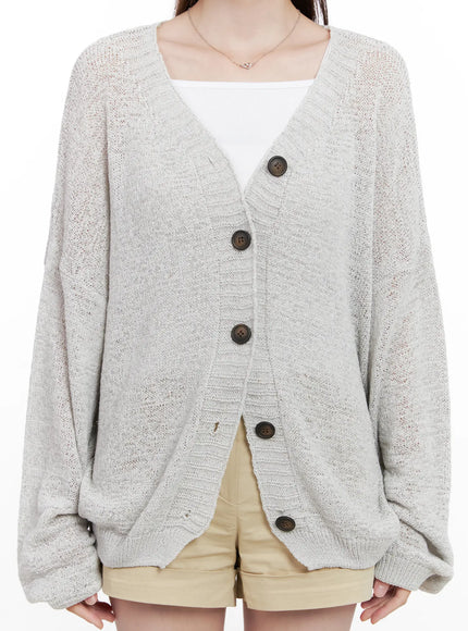 Oversized Summer Knit Cardigan CL523