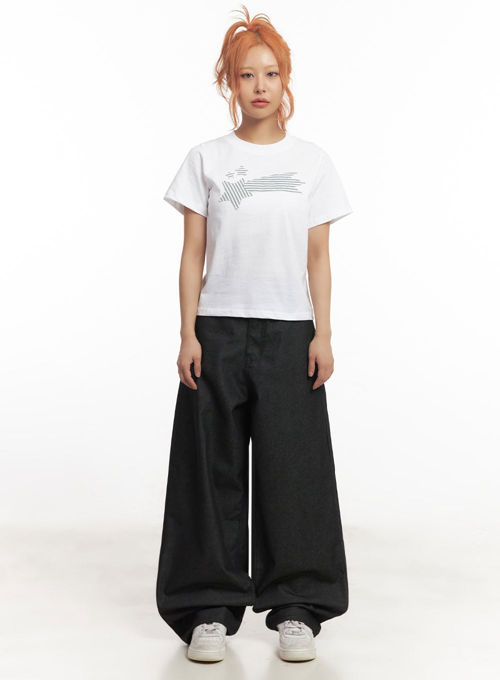 Kassandra Wide-Leg Baggy Jeans IA515