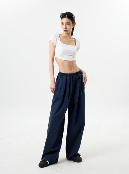 Low Rise Cotton Pants CY312