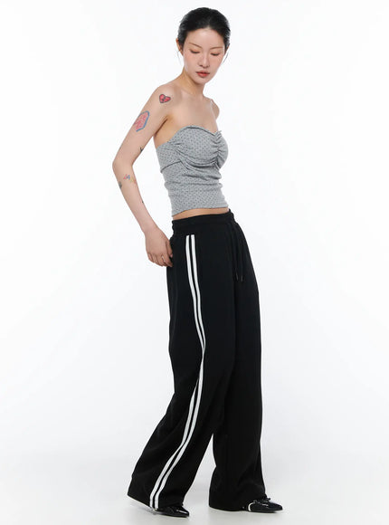 ruched-polka-dot-strapless-top-ca527