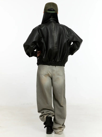 oversized-faux-leather-collar-jacket-co419