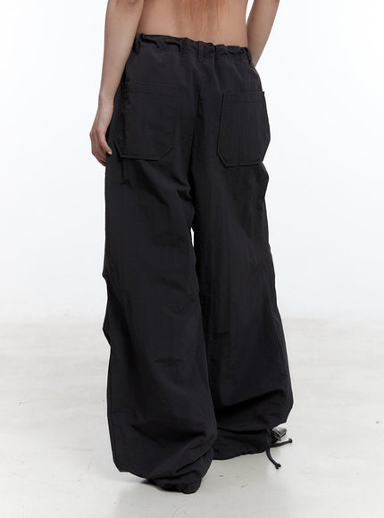 Nylon String Wide-Fit Pants CU502