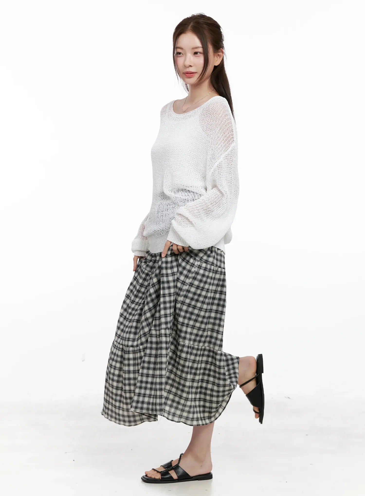 Summer Loose-Fit Long Sleeve Knit CL523