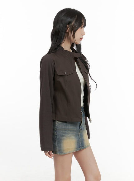 pocket-zip-up-solid-jacket-cg421
