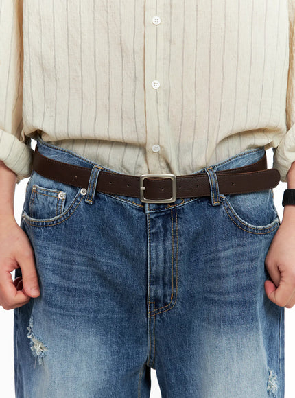 Men's Square Buckle Belt IL511