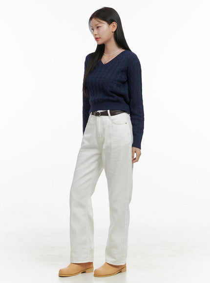 tailored-fit-solid-cotton-pants-os411