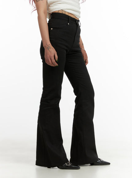 solid-bootcut-cotton-pants-cy430