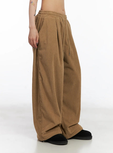 textured-fleece-baggy-pants-cd505