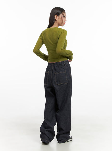 lola-pintuck-baggy-jeans-co402