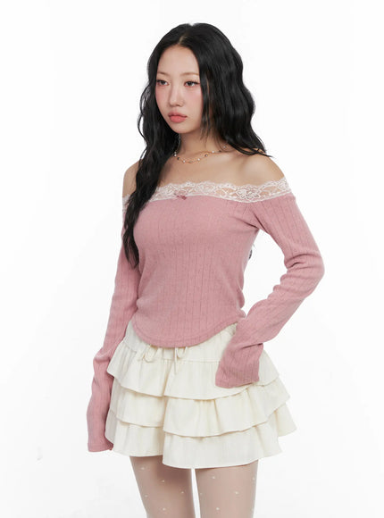 off-shoulder-lace-long-sleeve-top-cn514