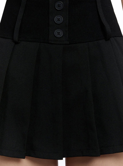pleated-buttoned-mini-skirt-iu503