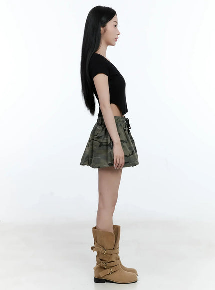 camo-balloon-drawstring-mini-skirt-cl530