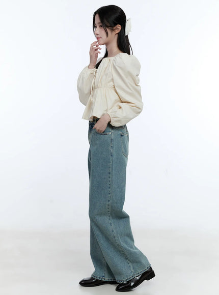 puff-sleeve-shirred-blouse-cg512