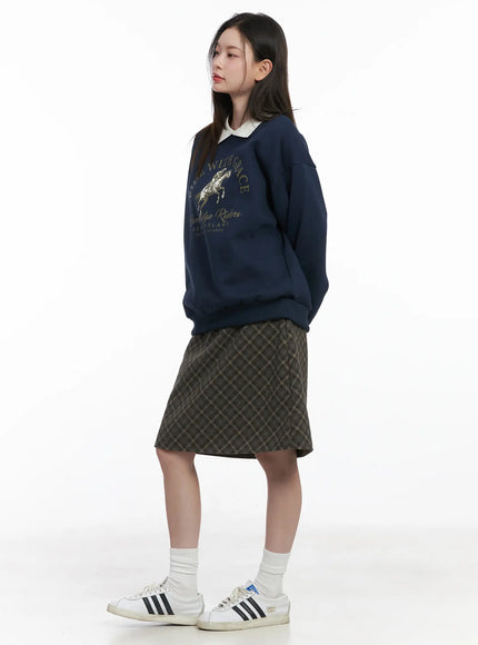 plaid-midi-skirt-cj506