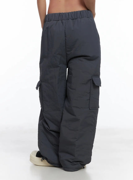elastic-waist-wide-cargo-trousers-cj512