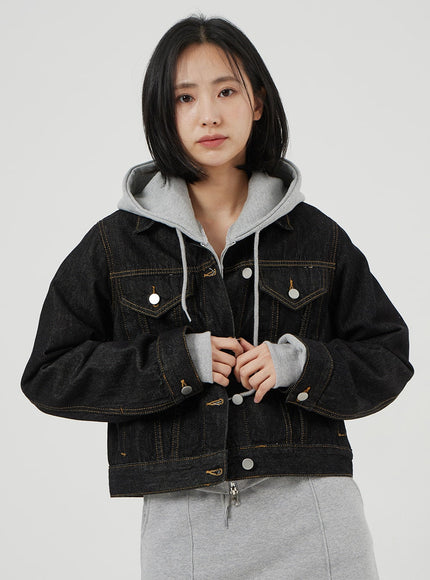 Button Denim Jacket OF321