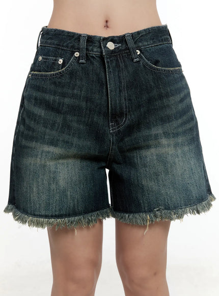 distressed-hem-denim-shorts-cl531