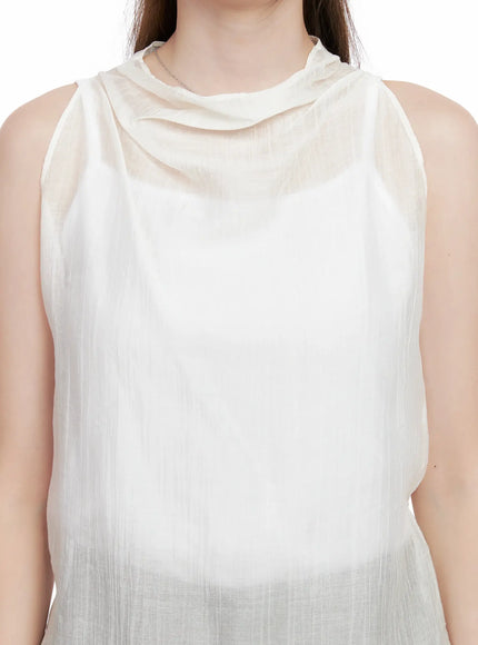 draped-button-sleeveless-blouse-cl523
