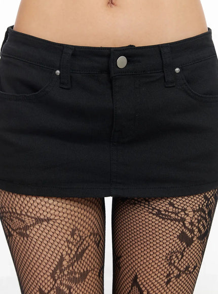Studded Low-Rise Mini Skort IA507