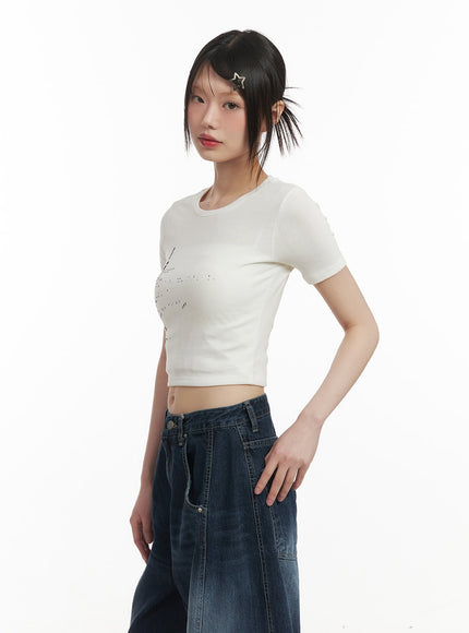 Graphic Essential Crop Top CF519