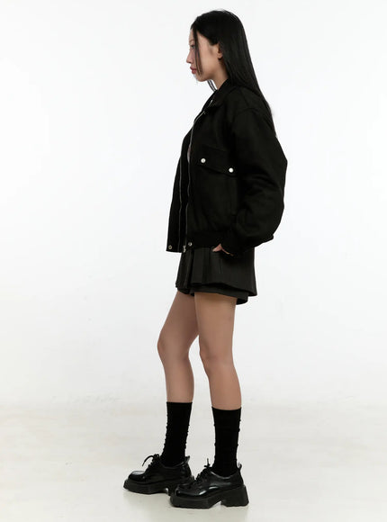 chic-suede-pocket-collar-puffer-jacket-cn505