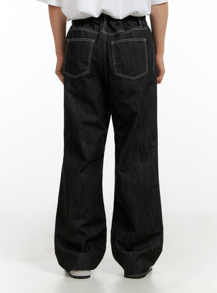 mens-stitched-pintuck-wide-leg-pants-ig409