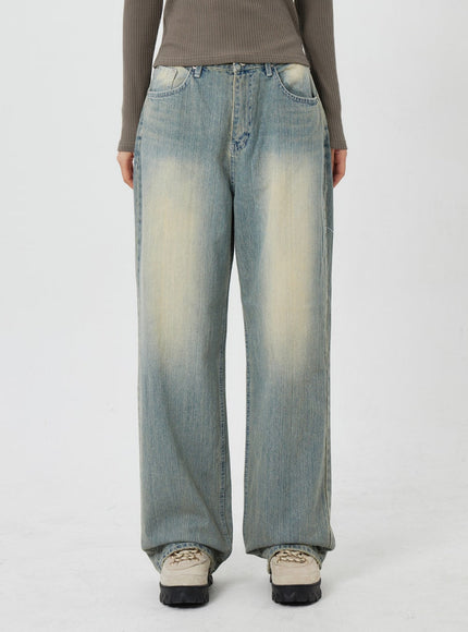 Light Wash Baggy Jeans CF323