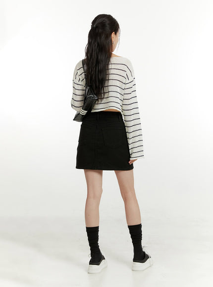 cotton-solid-mini-skirt-ou418